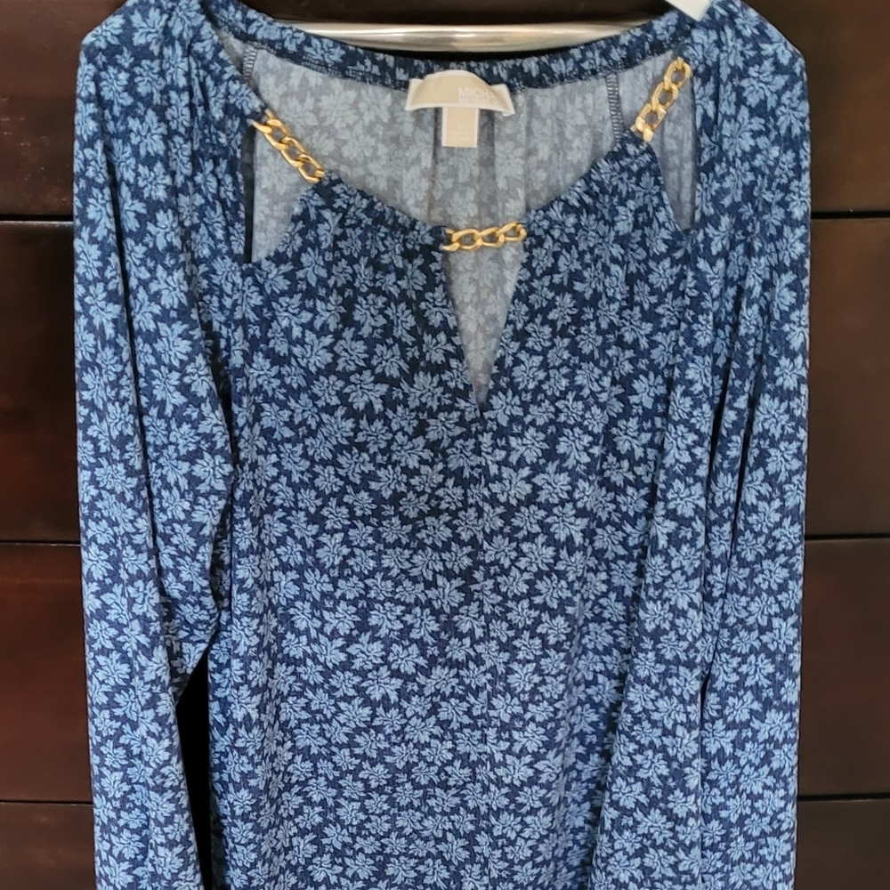 Michael Kors blue top Large.